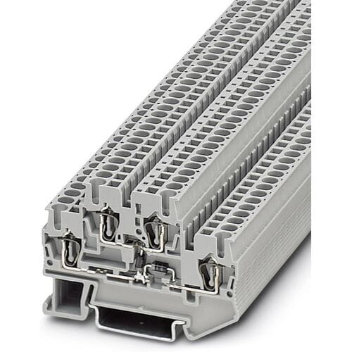 Phoenix Contact 3031584 Componentenserieklem 5.2 mm Spanveer Grijs 50 stuk(s)
