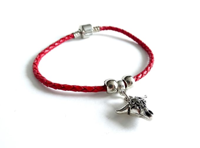 2 Love it Buffalo Red - Armband - Leer