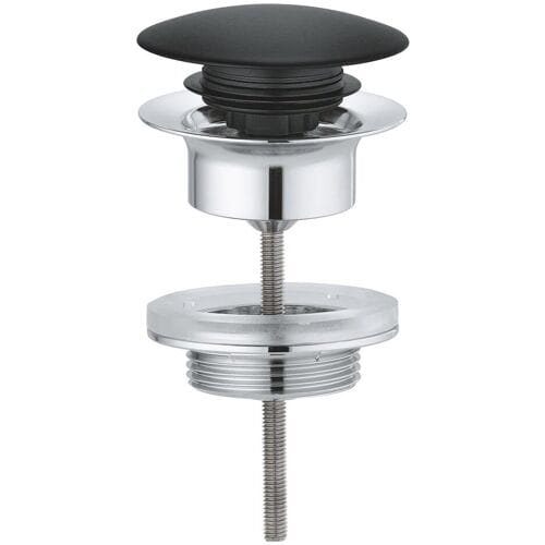 Grohe drain set Velvet Black Art. 65807KS0 at MEGABAD