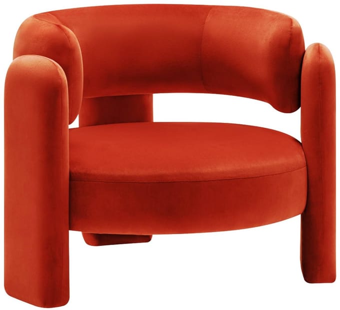 sweeek - Driepoot fauteuil in fluweel - mellow