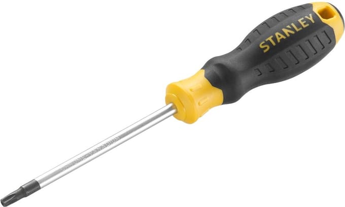 Stanley - Cushiongrip Schroevendraaier Torx TT27 x 100mm - Schroevendraaier - Schroevendraaiers en Boren - 1 Stuk(s)