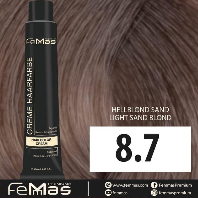 Femmas (8.7) - Haarverf - Lichtblond Zand - 100ml