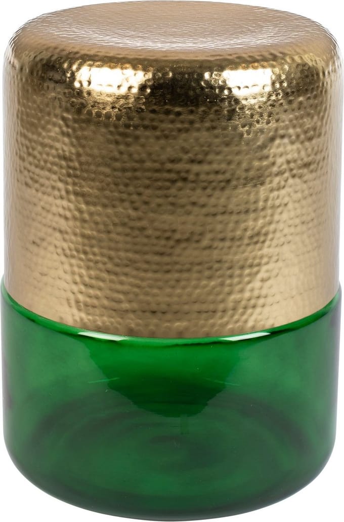 Dutchbone Cave Bijzettafel Groen/ Goud