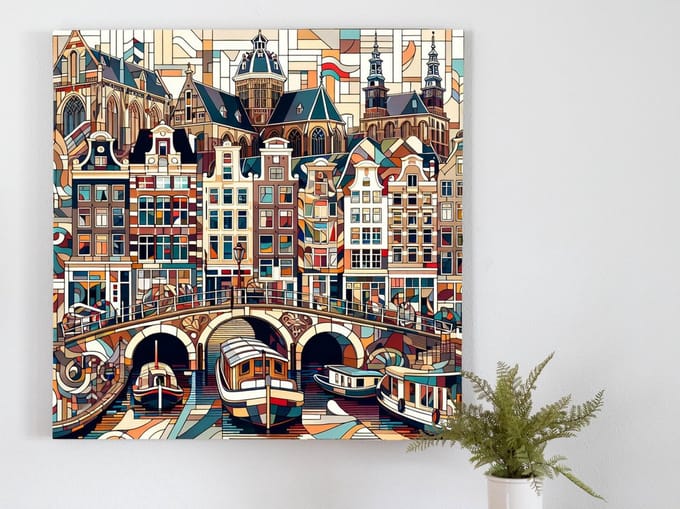 Kunstprint | Wanddecoratie | Dibond | 50 × 50 cm