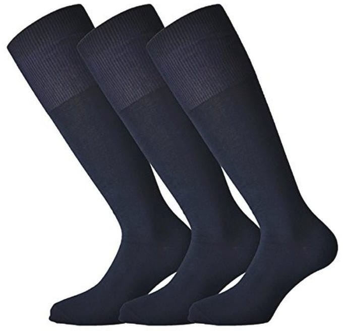 6 paar comfortabele en ademende sokkenkousen van warm elastisch katoen
