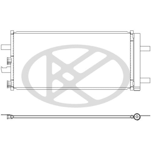 Condensator, airconditioning KOYORAD CD421009