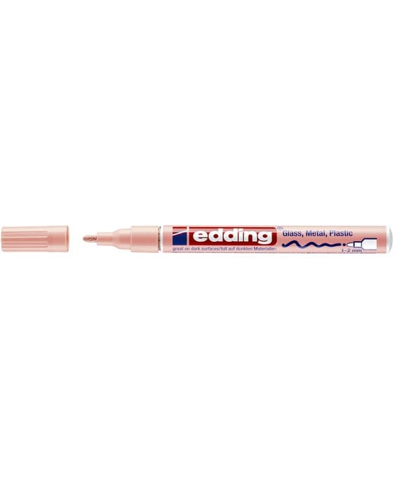Paintmarker edding 751 op oliebasis 1-2mm pastel roze
