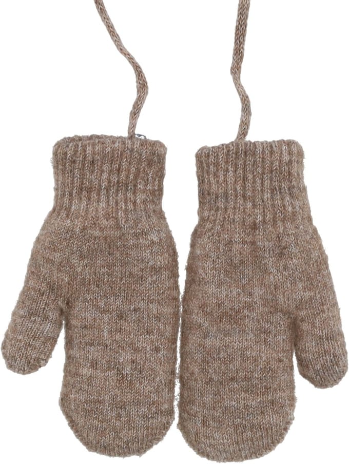 Puck Knit Wanten – Taupe Melange