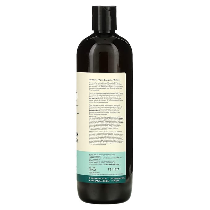 Sukin, Deep Cleansing Conditioner, Oily and Rugged Scalp, 16.9 fl oz (500 ml) white