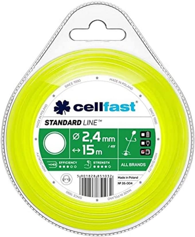Grastrimmer Draad Eco Cirkel 2,4 mm - 15 m