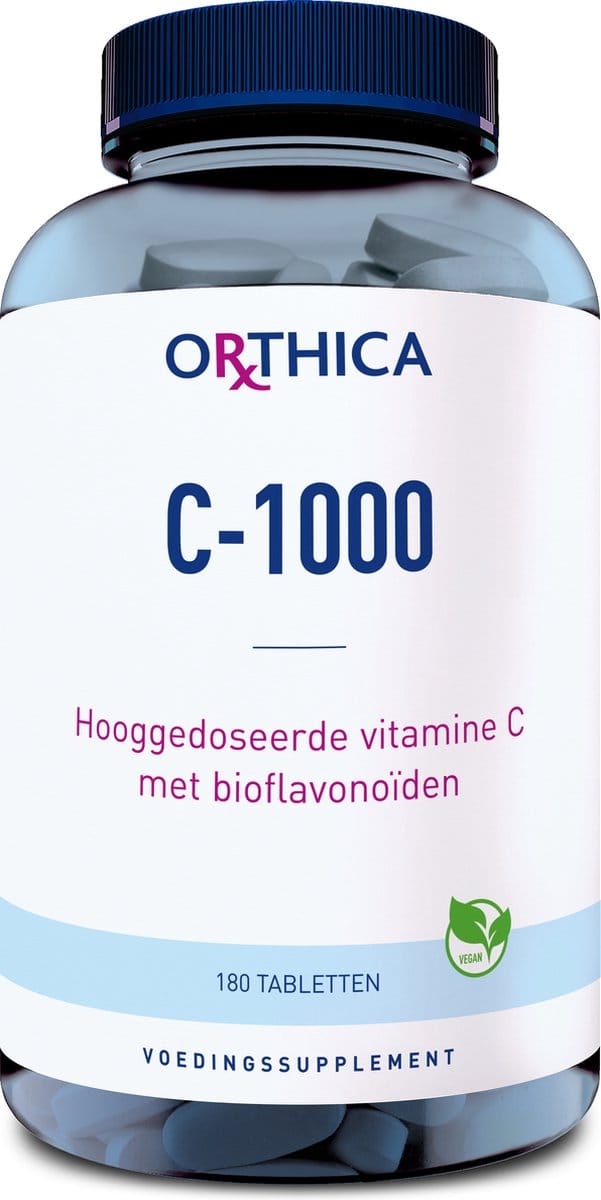 Orthica C-1000 - hoge dosering vitamine C - 180 tabletten