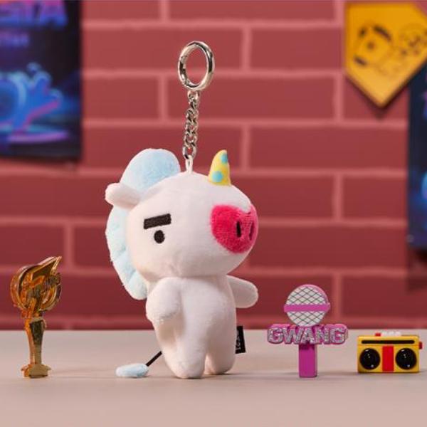Line Friends BT21 Universe Tas Charm Pop Kwang white