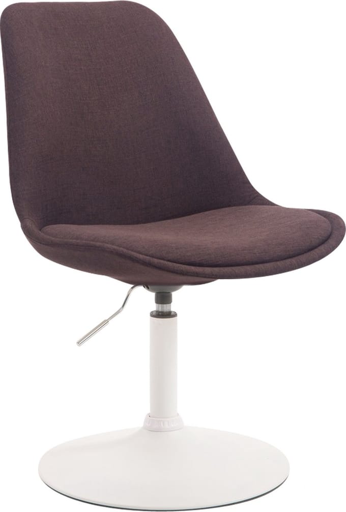 CLP Maverick Eetkamerstoel - Stof bruin wit