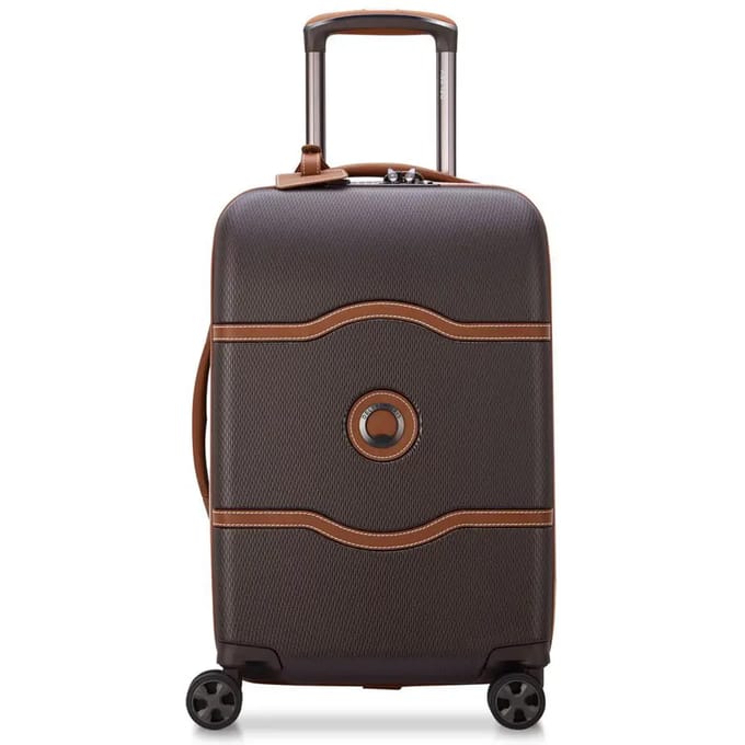 DELSEY PARIS Chatelet Air 2.0 4DR Cabin Trolley Slim Line 55 Marron Bruine 52cm