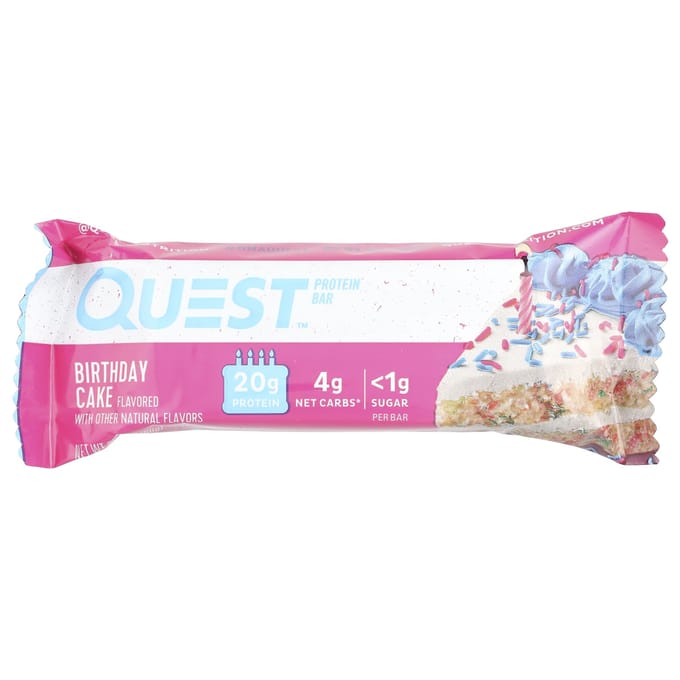 Quest Nutrition Quest Bar - Eiwitreep - 1 doos (12 eiwitrepen) - Birthday cake