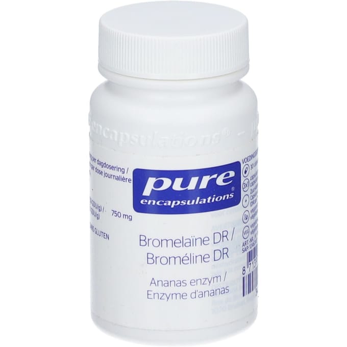 Pure Encapsulations Bromelaïne | Ananasenzym in een stabiele capsule 30 Capsules