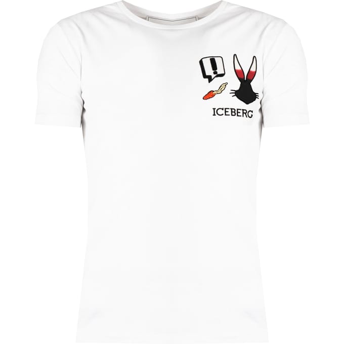 Iceberg T-Shirt Bugs Mannen Wit