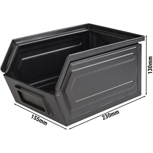GGM Gastro (6 Stück) Snackbox - INDUSTRIAL - 2,4 Liter - stapelbar
