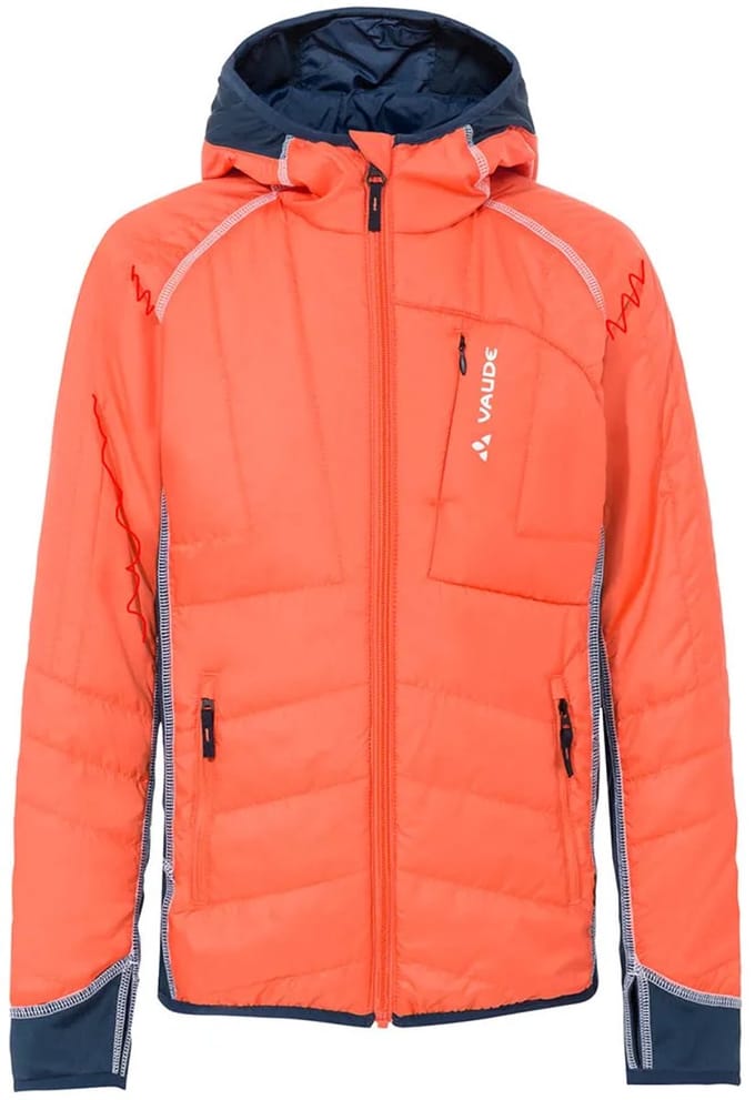 Vaude Capacida Hybrid Jas Oranje 110-116 cm Kinderen