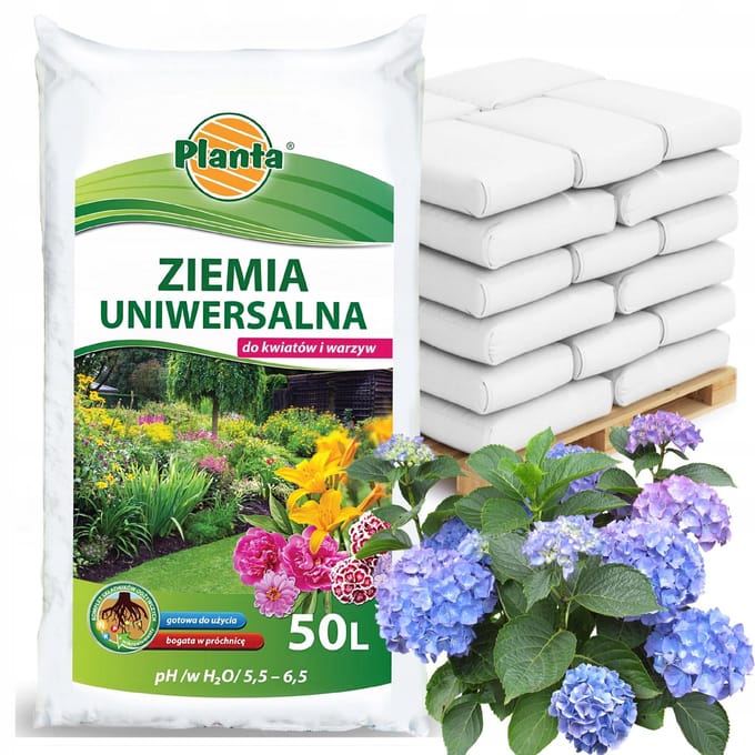 Planta - Universele Aarde - pH 5,5-6,5 - 50L - Organische Structuur