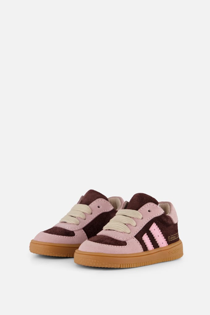 Shoesme sneakers roze Suède - Maat 19 - Kinderschoenen