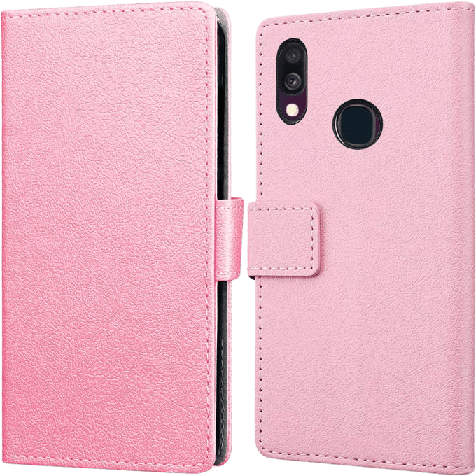 Just in Case Galaxy A40 Wallet Case Pink Standaard