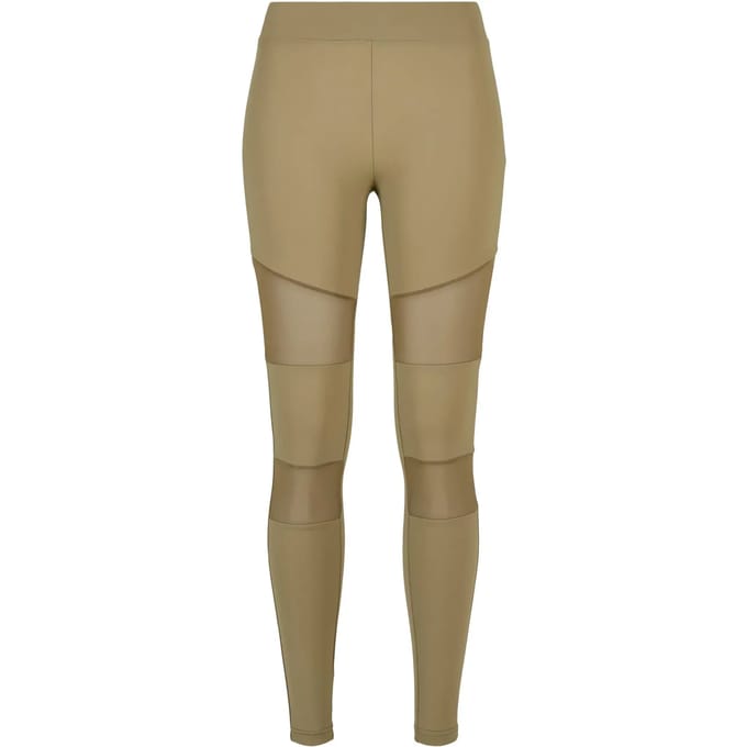 Urban Classics - Tech Mesh Sportlegging - M - Groen