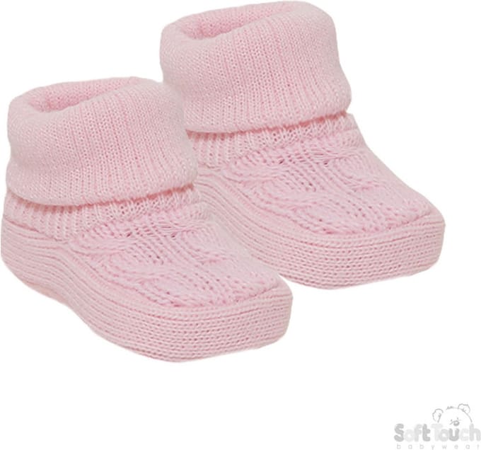 Soft Touch Babysloffen Junior 0-3 Maanden Roze S403-P