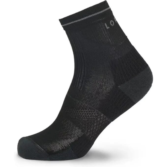 Lorpen Ptlcs Pro Trek Coolmax Light Korte Sokken Zwart EU 43-46