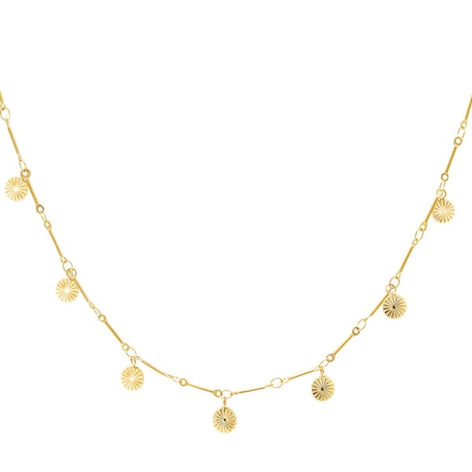 Bijoutheek Collier Munten Goud