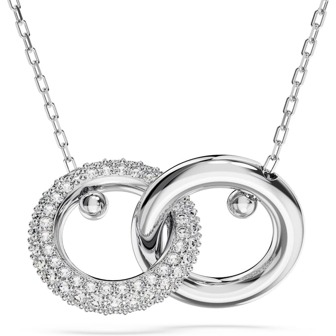 Swarovski 'Dextera' Dames Halsketting van Basismetaal - Zilver 5670251
