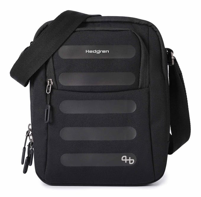 Hedgren Schoudertas Relax Vertical Crossover + RFID Black Zwart