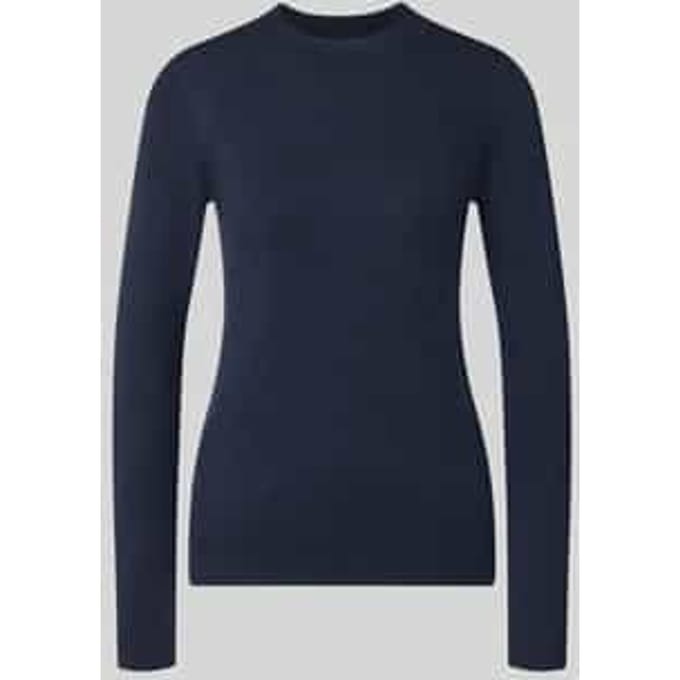 Slim Fit gebreide pullover met elastische boordjes