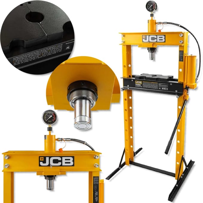 JCB - Hydraulische Werkplaats Pers - 20 Ton - Met Manometer