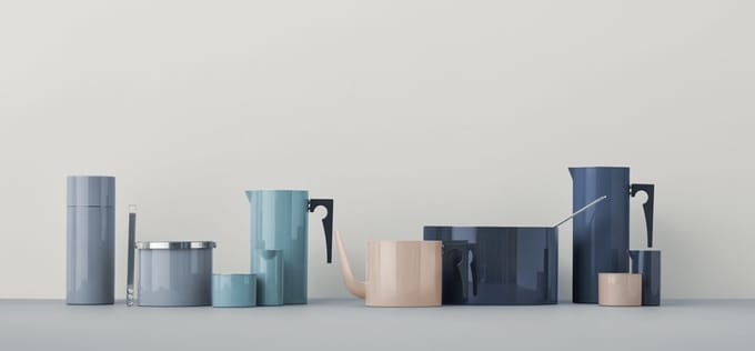 Stelton - AJ Theekan - staal - zilver
