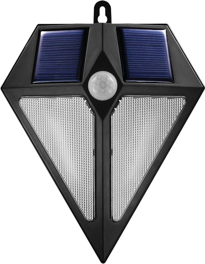 LED Solar Wandlamp met Schemer- en Bewegingssensor - Waterdicht IP65 Buitenverlichting