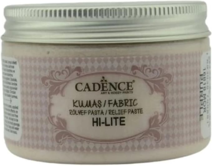 Cadence Textiel Hi Lite Metallic Relief Pasta 150 ml Paars