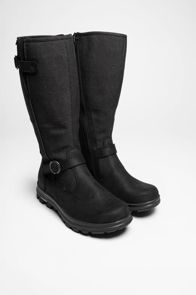 PULJA LADY ES Zwarte Winterlaarzen Dames