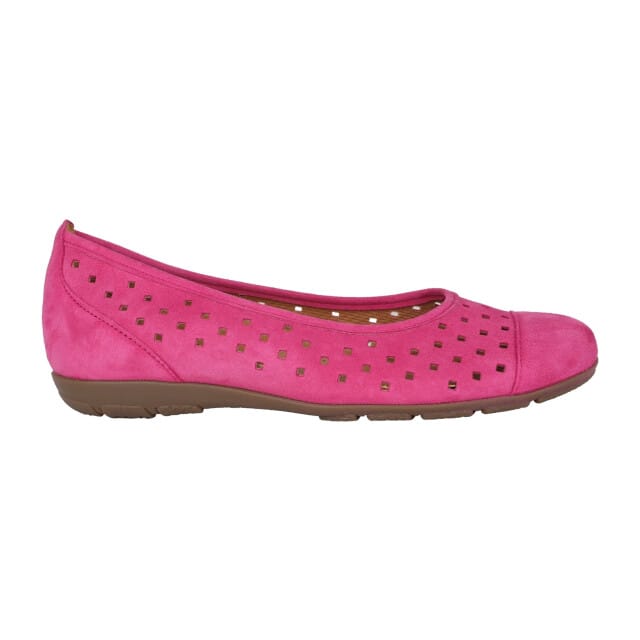 Gabor 64.169.30 - dames ballerina - Roze - maat 36 (EU) 3.5 (UK)