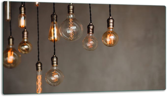 TMK ArtDeko - Snijplank - 52x30 cm - Glas - Inductie Bescherming