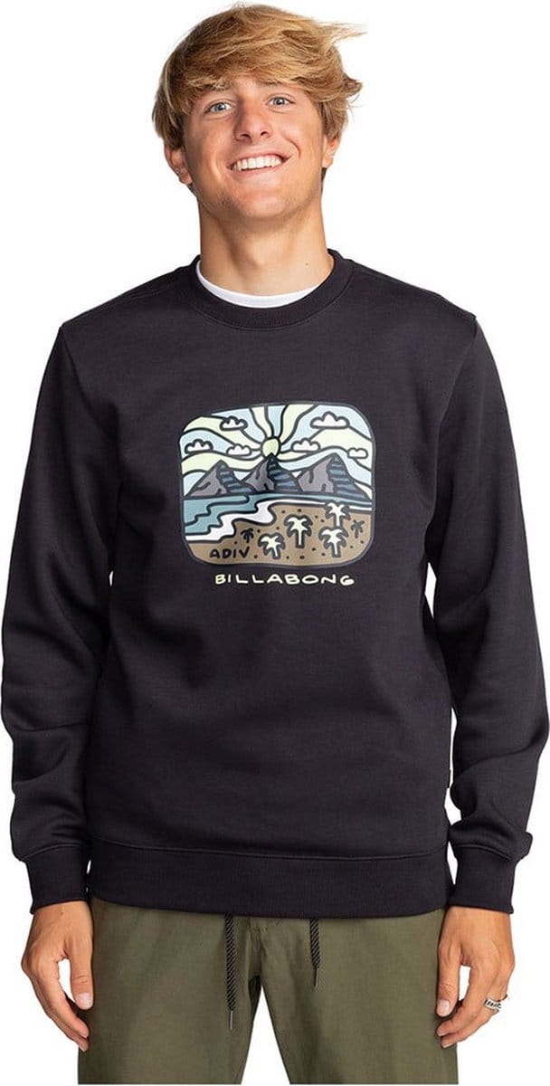 Billabong Shine T-shirt Met Lange Mouwen Bruin M Man