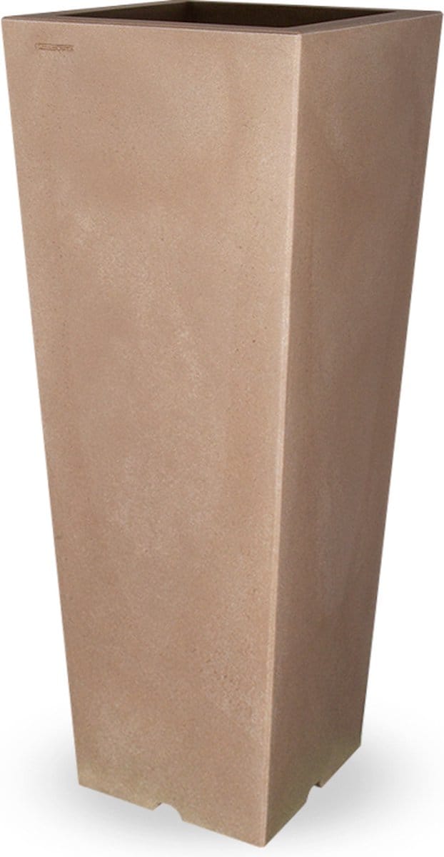 HTT - Bloempot Quin, H100 cm, taupe