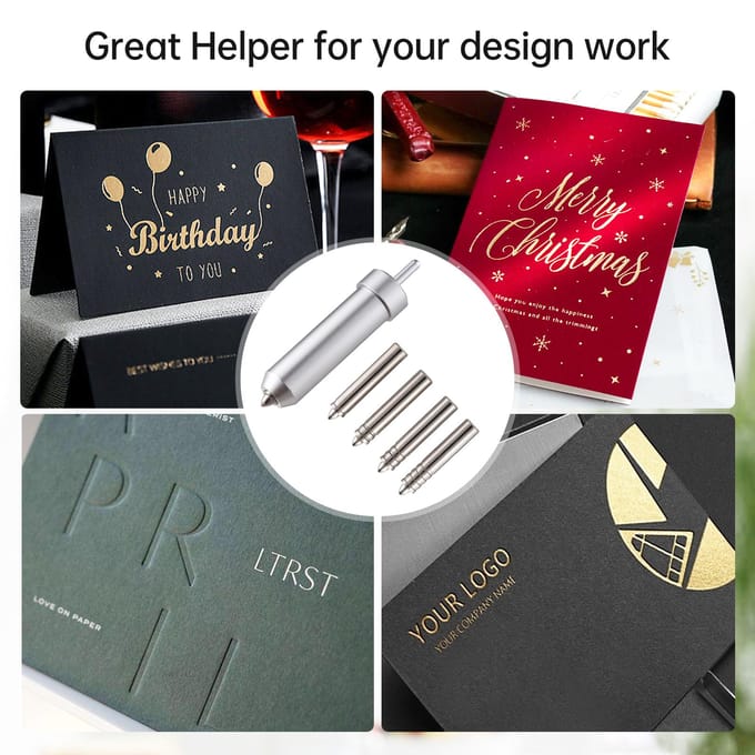 Folie Transfer Tool Vervanging 4in1 voor Cricut JOY Plotter Tools voor DIY Versierkaarten for CRICUT JOY zilver