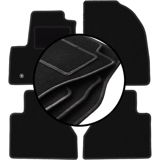 Complete set veloursmatten voor: Ford Tourneo Connect combivan (2013-2017)