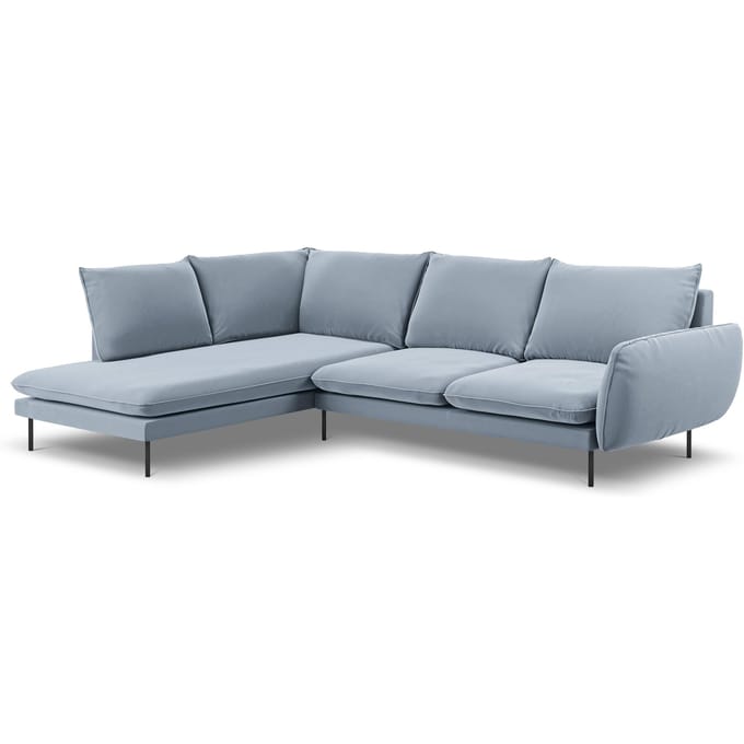 Hoekbank Vienna links velvet | Cosmopolitan Design