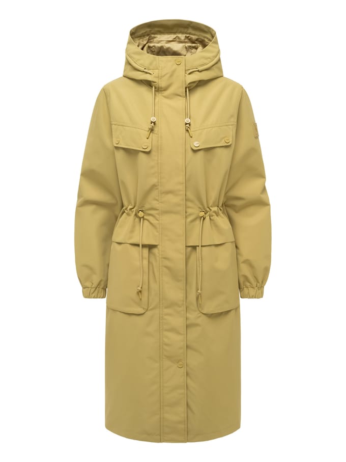 Navahoo dames parka tussenjas Kirschwind met capuchon