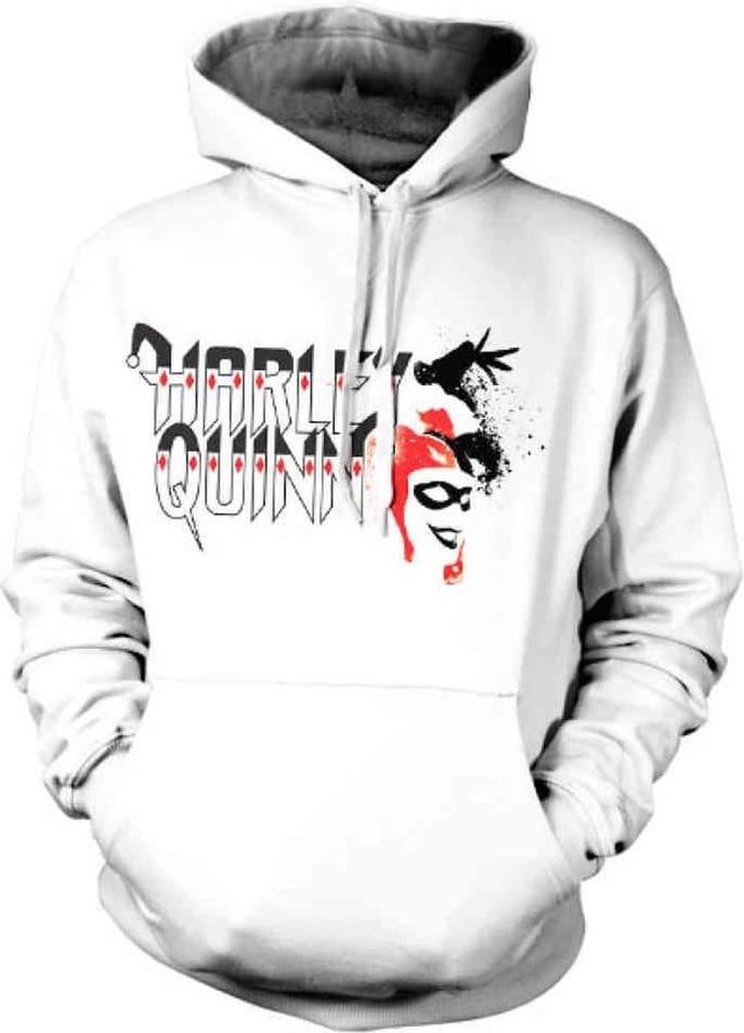 DC Comics Batman Hoodie/trui -M- Harley Quinn Wit