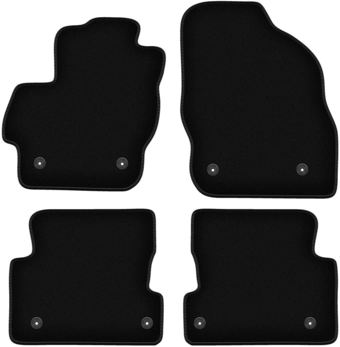 BASIC zwarte veloursmatten voor: Mazda 3 II BL hatchback, sedan (2008-2013)