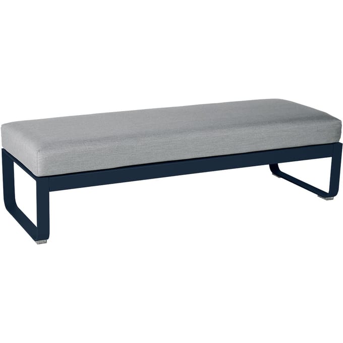 Fermob BELLEVIE Zitbank Module Midden - 92 abyssblauw - 79 Flanelgrijs