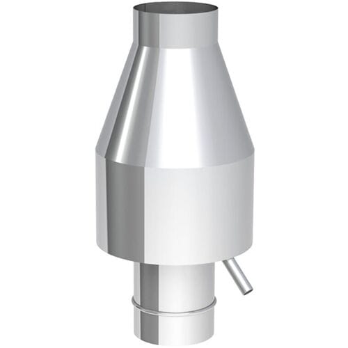 GGM Gastro Deflektorhaube - Ø 225 mm Zilver